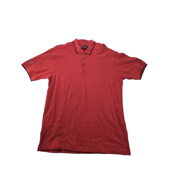 Mens Nike Golf Coca-Cola C2 Short Sleeve Polo Shirt Size XL Red - Picture 1 of 12